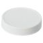 Picture of 58mm 58-400 White PP Plastic Matte Top, Ribbed Cap with w/ Pharm-Seal V® Liner