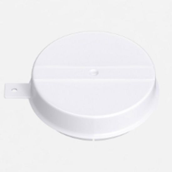 Picture of 2" White HDPE Plastic Snap-On Dust Cap for Drum Bung Seal