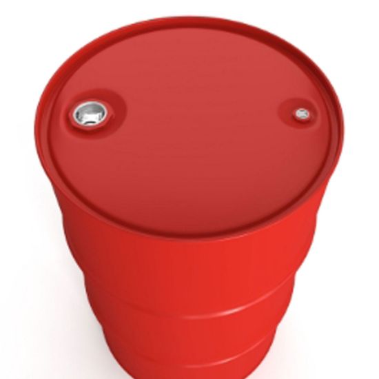 Picture of 35 Gallon Red Steel Tighthead Drum, Unlined, Red Cover
