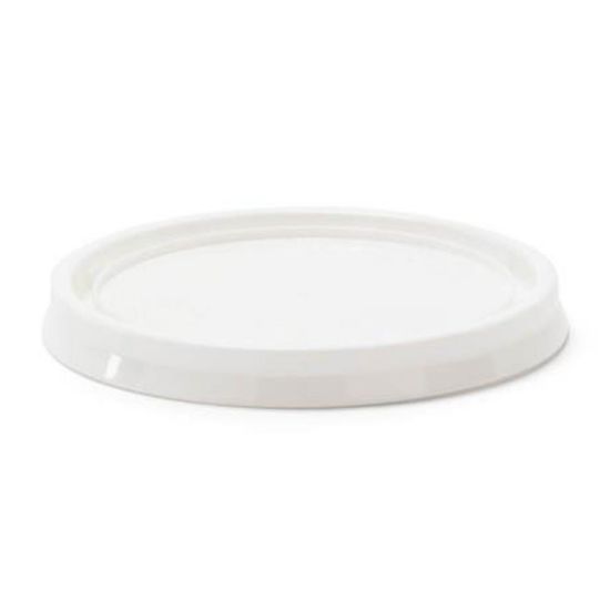 Picture of 8 oz White HDPE Plastic Pry-Off Cover