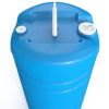 Picture of 15 Gallon Blue HDPE Plastic Tight Head Drum, 2" & 3/4" NPS, UN Rated