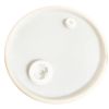 Picture of 14 Gallon Natural HDPE Plastic Drum Cover w/ Fittings
