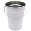 Picture of 8 Liter White Tin Plate Open Head Pail, Unlined, UN Rated