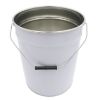Picture of 20 Liter White Tin Plate Open Head Pail, Unlined, UN Rated