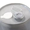 Picture of 3.5 Gallon Gray Steel Tight Head Pail, Green Phenolic Lining, Rieke Spout, Dust Cap, UN Rated