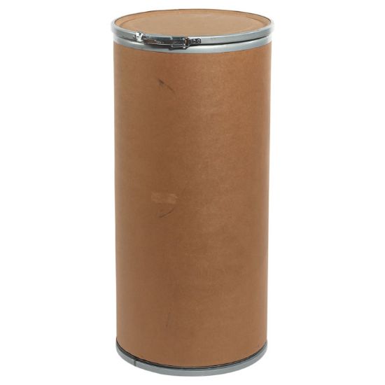 Picture of 28 Gallon Kraft Fiber Open Head Drum w/ Fiber Cover, Lever Lock Ring