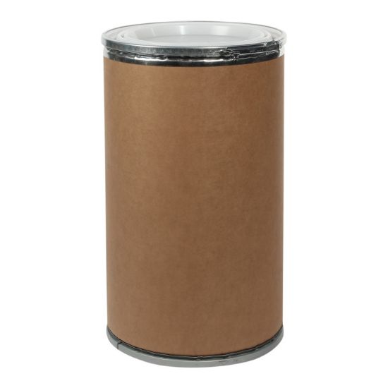 Picture of 21.5 Kraft Fiber Open Head Drum, Natural Plastic Cover, UN Rated