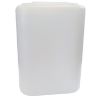 Picture of 20 Liter (5 Gallon) Natural HDPE Square Tight Head Pail, w/Cap, 70 MM (6TPI), Closed Vent Stem, Tamper Evident, Dust Cap, Integrated Handle, UN Rated
