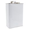 Picture of 1 Gallon F-Style White Coat Metal 610 x 907 Can, 1 3/4" Delta Off Center Opening, Unlined