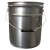 Picture of 5 Gallon Spray Varnish #9155 Steel Open Head Pail, Rust Inhibited, 3.5" Double Bead, 28 Gauge, Metal Handle w/ Black Grip