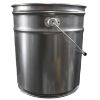 Picture of 5 Gallon Spray Varnish #9155 Steel Open Head Pail, Rust Inhibited, 3.5" Double Bead, 28 Gauge, Metal Handle w/ Black Grip