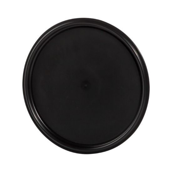 Picture of 610 Black Plastic PP Lid for a 1 Gallon Round Paint Can