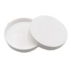 Picture of 110mm 110-400 White PP Plastic Smooth Top, Smooth Sides Cap with F217 Liner