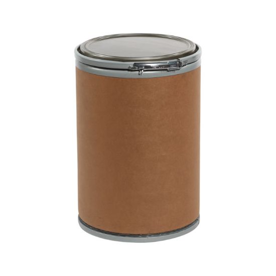 Picture of 13 Gallon Kraft Fiber Open Head Drum, Steel Cover, UN Rated