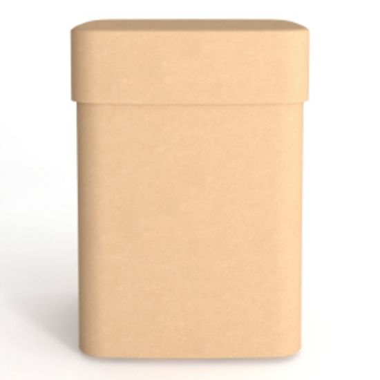 Picture of 13.5 Gallon Kraft Fiber Square Open Head Drum w/ Kraft Slip on Cover, UN Rated