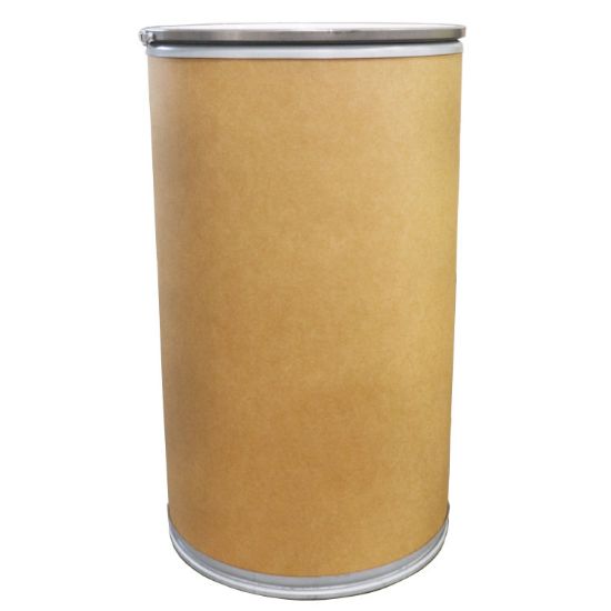 Picture of 55 Gallon Fiber Open Head Liquidpak Drum, Plastic Cover, 2" x 3/4" Fittings w Urethane Gasket, Heavy Duty PE Lined, Steel Lever Lock Ring, UN Rated