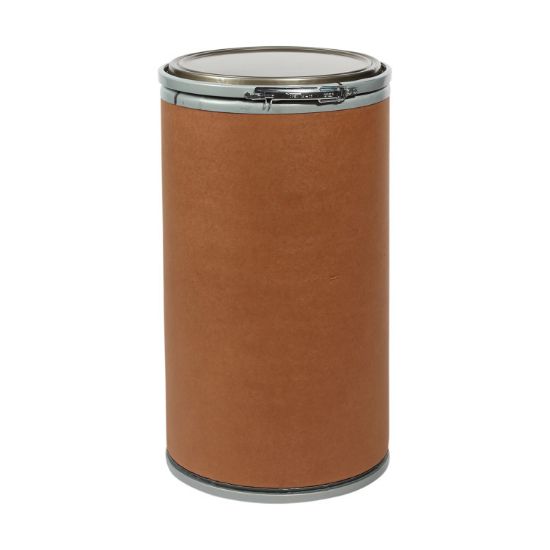 Picture of 16.5 Gallon Kraft Fiber Open Head Drum, Steel Cover, UN Rated