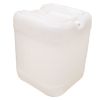 Picture of 5 Gallon Natural HDPE Square Tight Head Pail, 70 mm, TE 6TPI, Closed Vent, 22 mm Cap Installed, UN Rated