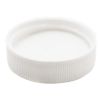 Picture of 38mm 38-400 White PP Plastic Matte Top, Ribbed Sides Cap with F217 & PS22 Printed Liner