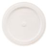Picture of 3.5-6 Gallon White HDPE Plastic Pail Cover, Lightweight, No Gasket