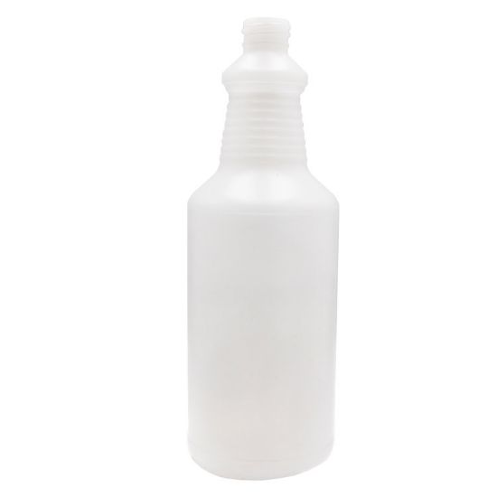 Picture of 32 oz Natural HDPE Plastic Ring Neck Decanter Bottle, 28mm 28-410, 51 Gram