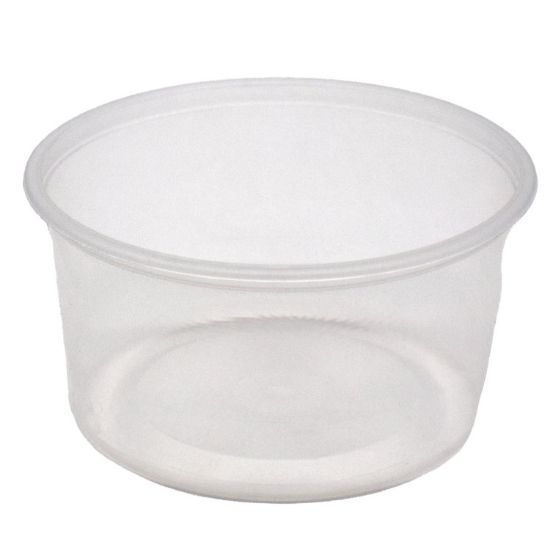 Picture of 12 oz Clear PP Plastic Tub