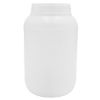 Picture of 128 oz Natural HDPE Plastic Wide Mouth Round Jar, 110mm 110-400, 4X1, 110 Gram