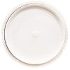 Picture of 3.5-6 Gallon White HDPE Plastic Pail Cover, EPDM Gasket, UN Rated