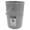 Picture of 6 Gallon Gray Steel Open Head Pail, Clear Phenolic Lining, 26 Gauge, UN Rated
