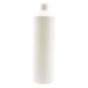 Picture of 22 oz White HDPE Plastic Cylinder Bottle, 28mm 28-410, 24 Gram, Fluorinated Level 3