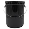 Picture of 5.3 Black Steel Open Head Pail, Single Bead, Rust Inhibited Lining w/ Rust Inhibited Lug Cover, EPDM Gasket, UN Rated