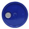 Picture of 3.5-6 Gallon Blue HDPE Plastic Pail Tear Tab Cover, Rieke Spout