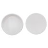 Picture of 38mm 38-400 White Copolymer Matte Top, Ribbed Sides Cap, F217 Liner